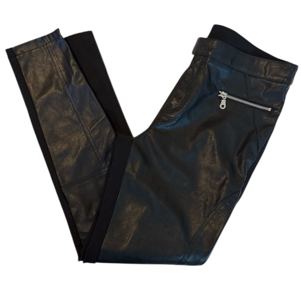 🖤 Streetwear Society Faux Leather Front Leggings NWT